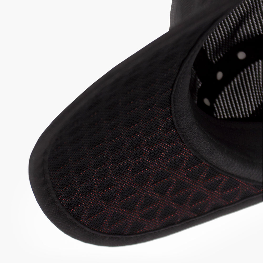 underbim detail view of ciele athletics GOCap solar unisex running hat from the Elite collection in shadowcast color