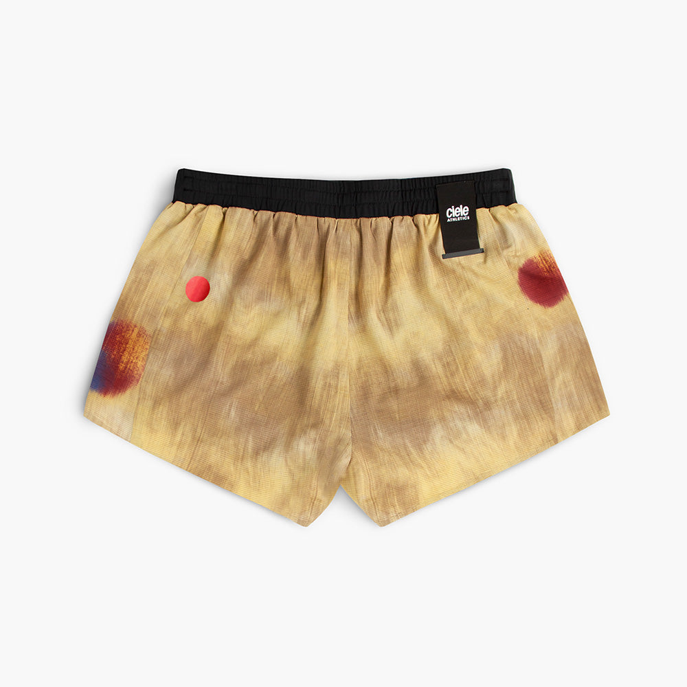 back view of the ciele athletics lightweight, race ready and performance driven short named RDShort in sphinx color