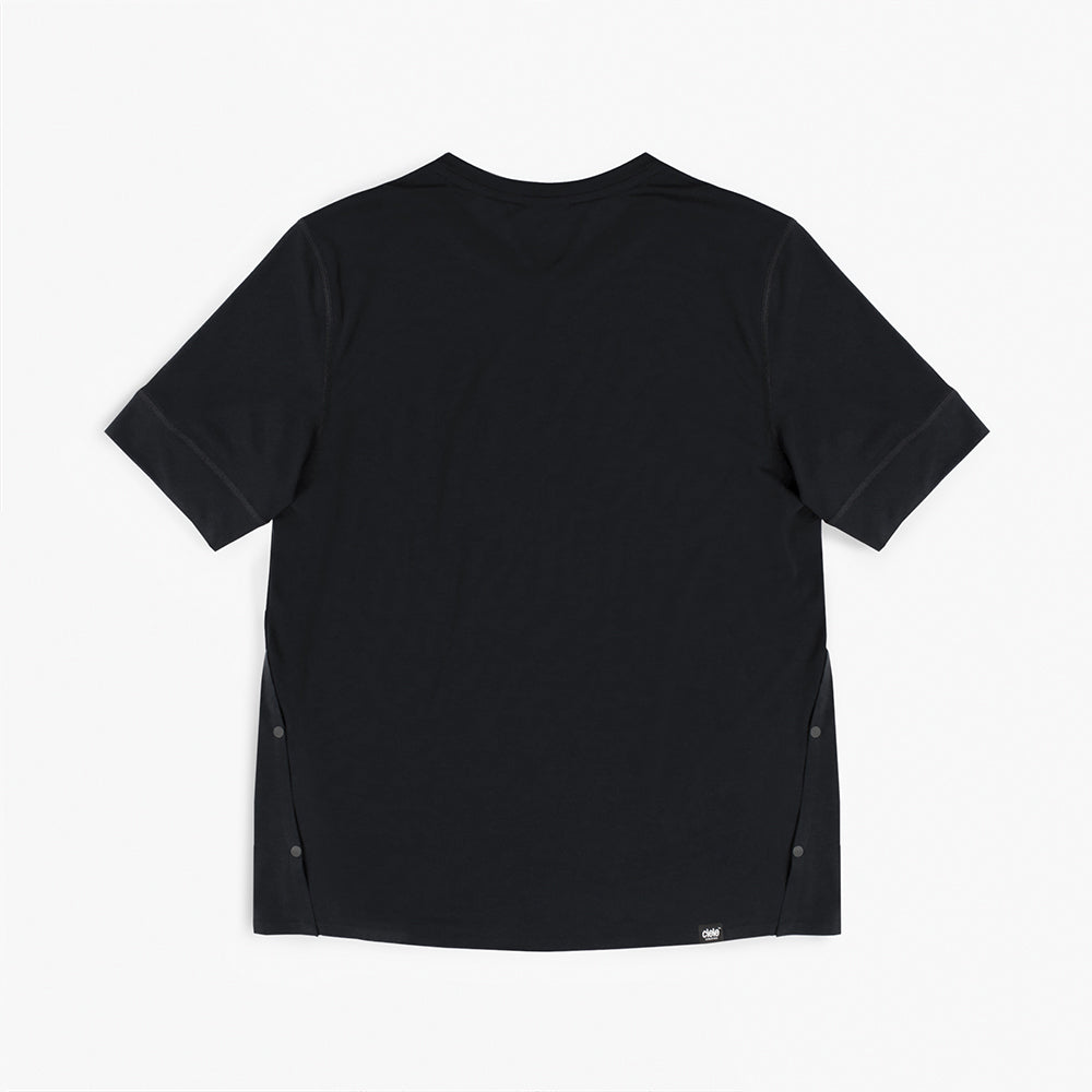 back view of ciele athletics FSTTShirt lightweight and performance driven T-Shirt in shadowcast