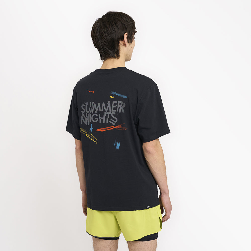 front view of ciele athletics unisex ORTShirt from the summer nights limited edition collection, on a model
