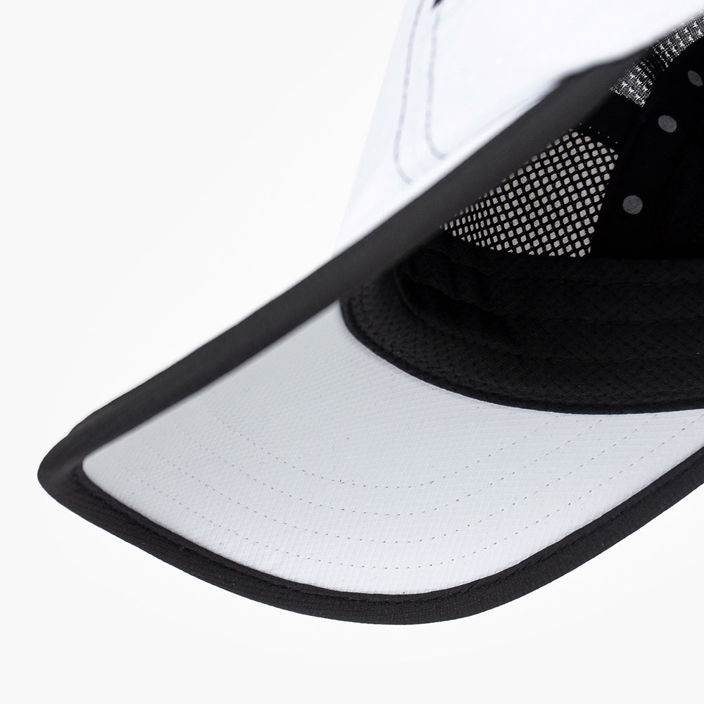 underbrim view of the ciele athletics GOCap unisex running hat with a curved brim in trooper color