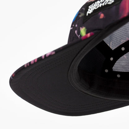 underbrim view of the ciele athletics GOCap unisex running hat in summer nights limited edition 