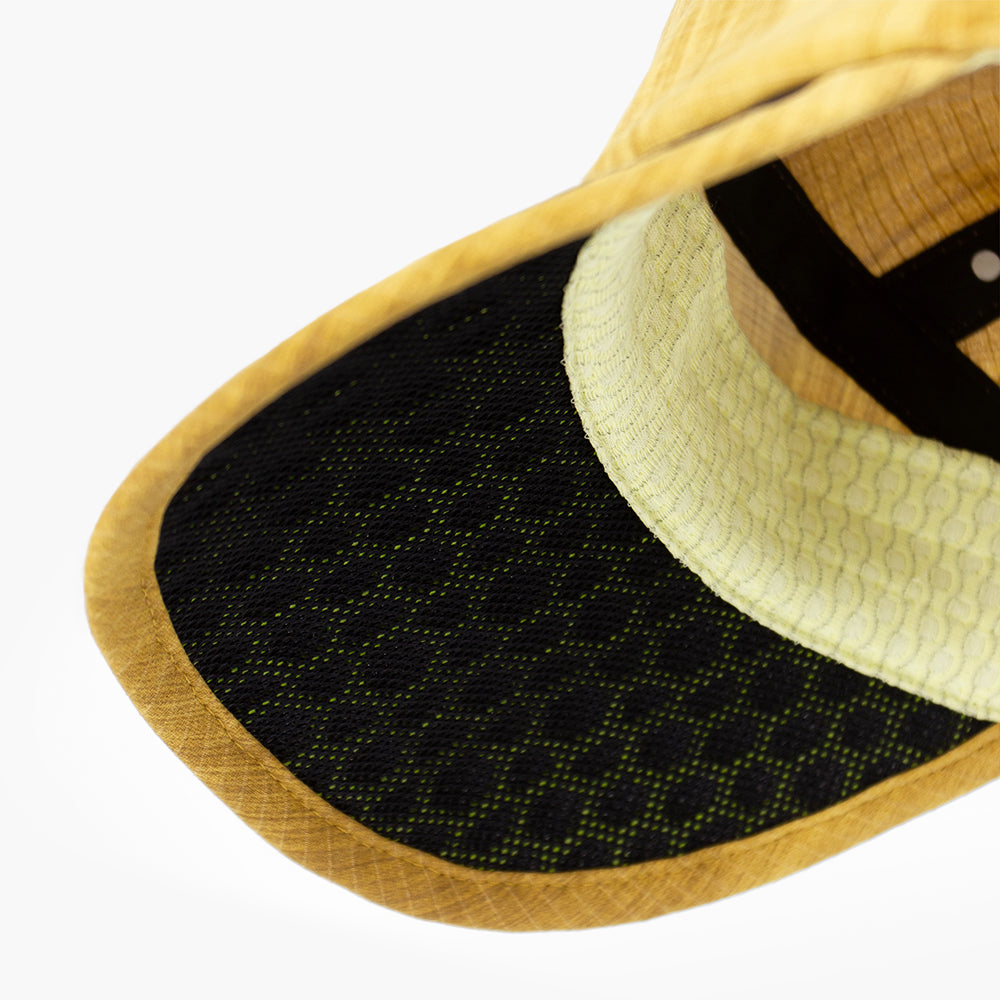 underbrim detail of ciele athletics FSTCap unisex running hat from the Elite collection in sphinx color