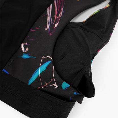 close up of the removable pads included in the ciele athletics QCKBra running bra from the summer nights limited edition