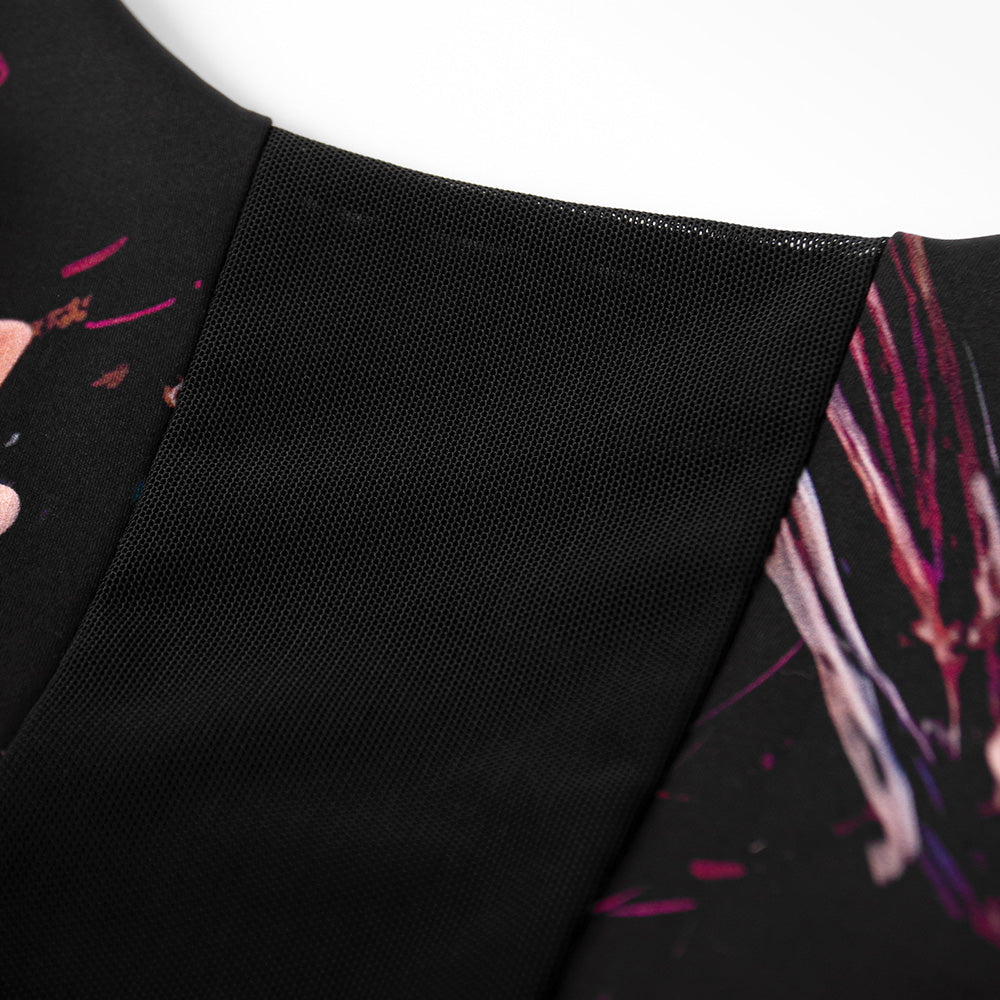 close up of the AIRBeam back element of the ciele athletics QCKBra running bra from the summer nights limited edition
