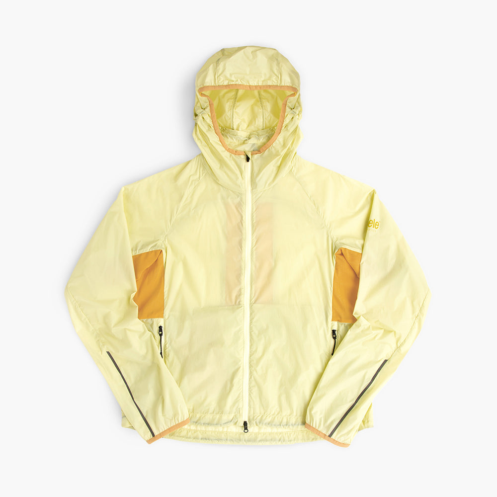 front view of ciele athletics VNTJacket lightweight running jacket for women in glade color