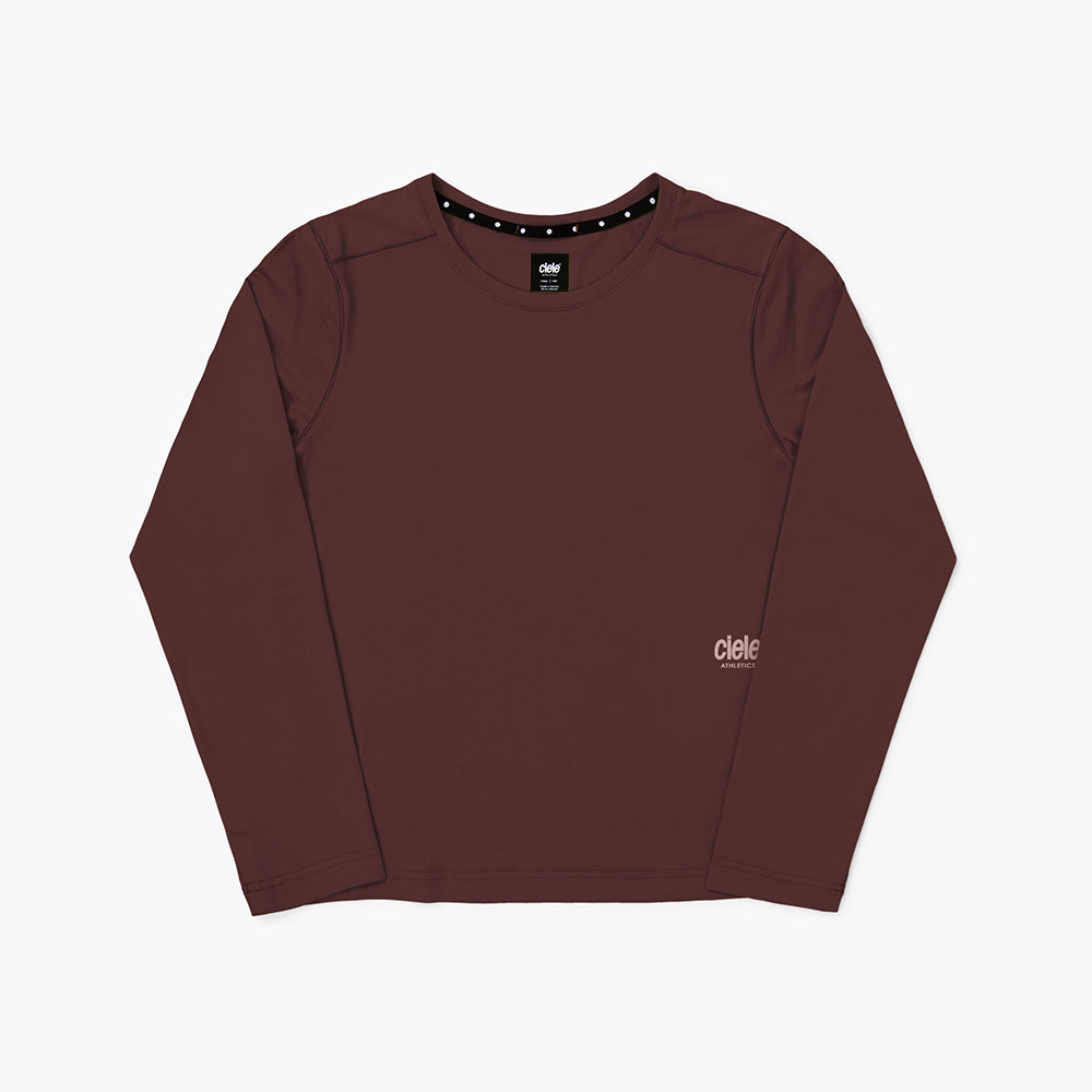 ciele athletics - DLYLongsleeve - Dark Wine Red - 1