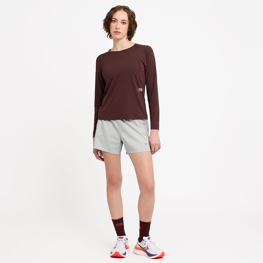 ciele athletics - DLYLongsleeve - Dark Wine Red - 5