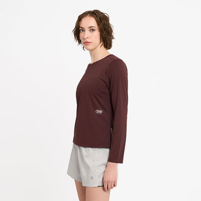 ciele athletics - DLYLongsleeve - Dark Wine Red - 4