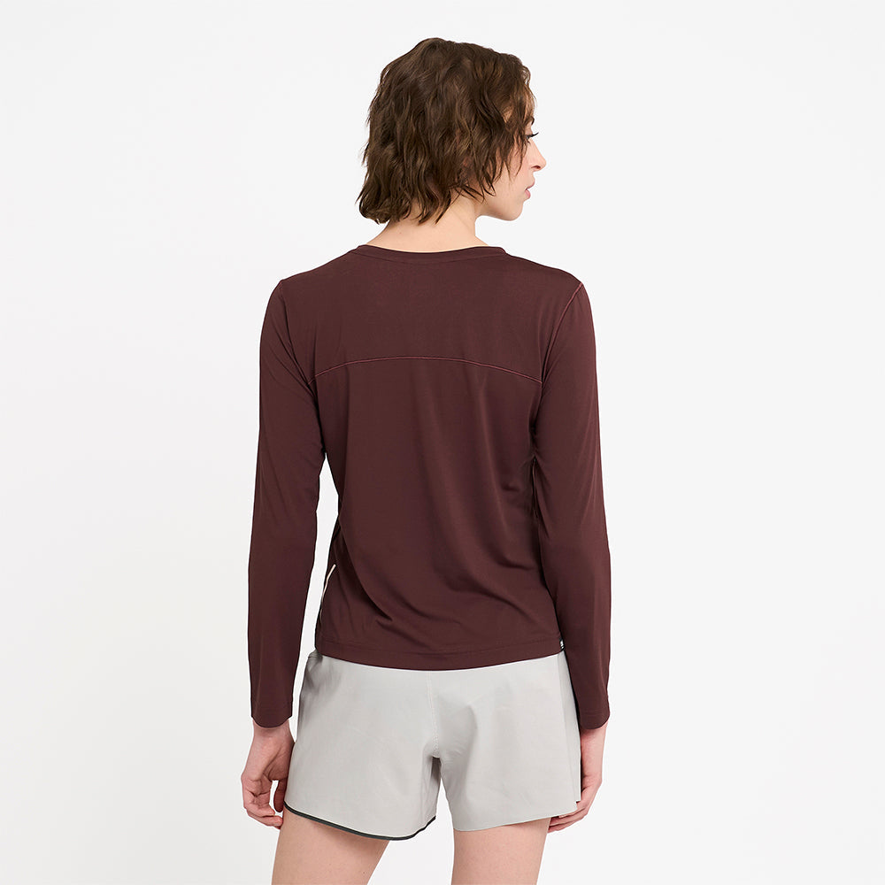 ciele athletics - DLYLongsleeve - Dark Wine Red - 3