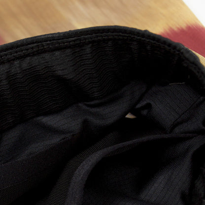 close view of inside fabric of the ciele athletics lightweight, race ready and performance driven short  for womens named RDShort in sphinx color