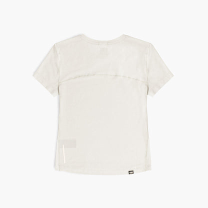 back view of ciele athletics DLYTShirt lightweight and performance driven T-Shirt in rainy day