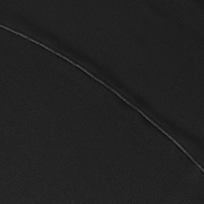 close view of the breathable fabrics on the ciele athletics DLYTShirt lightweight and performance driven singlet in shadowcast