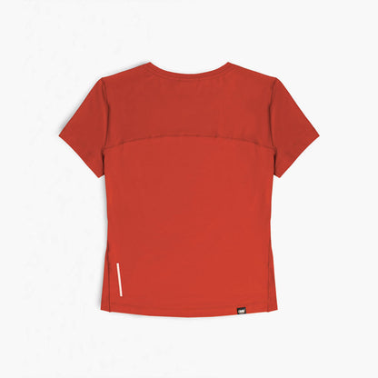 back view of ciele athletics DLYTShirt lightweight and performance driven T-Shirt in clay
