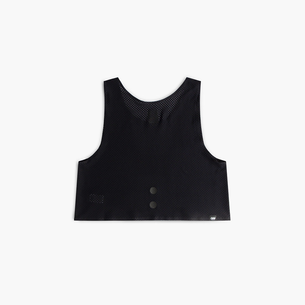 back view of the ciele athletics lightweight, race ready and performance driven Singlet for womens named RDCRPSinglet in shadowsphinx color