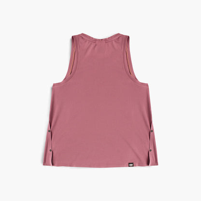 back view of ciele athletics FSTSinglet lightweight and performance driven singlet in deco rose