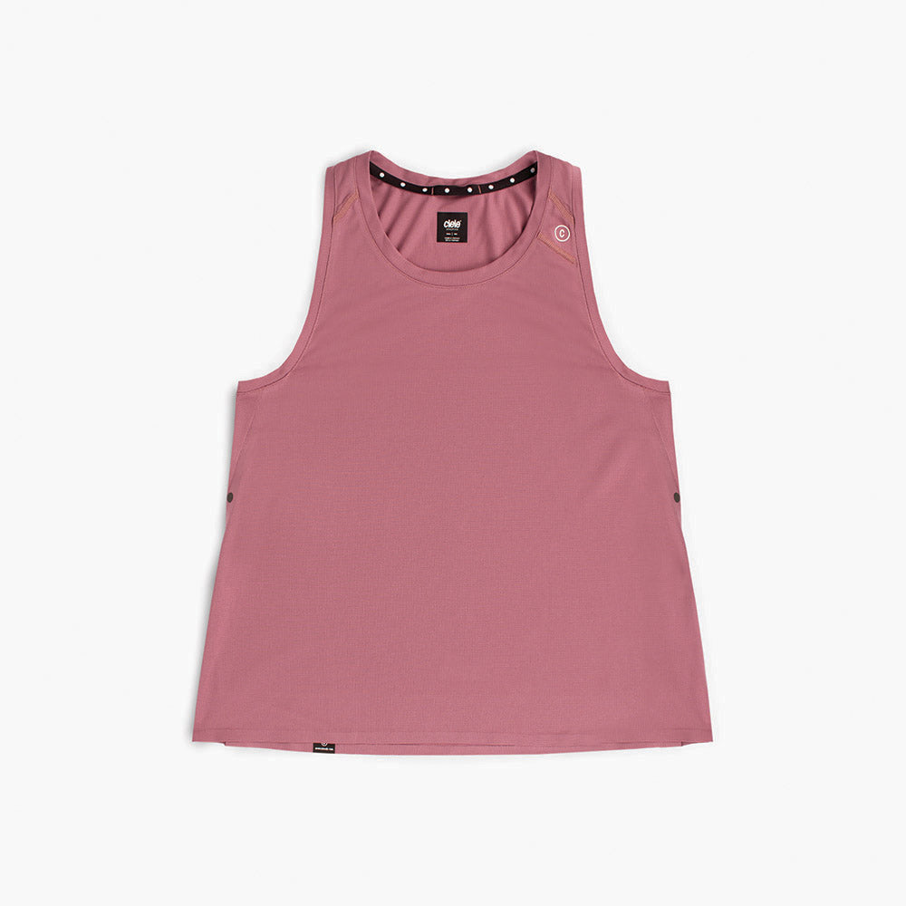 front view of ciele athletics FSTSinglet lightweight and performance driven singlet in deco rose