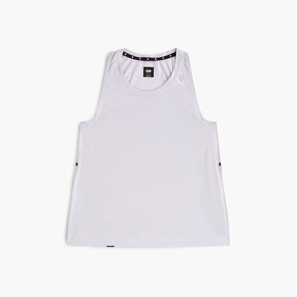 front view of ciele athletics FSTSinglet lightweight and performance driven singlet in misty lilac
